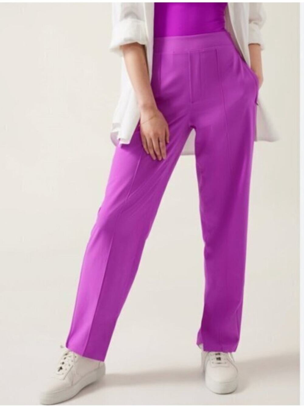 Athleta Brooklyn Heights High Rise Pant in Jazzy Purple - Size 18
